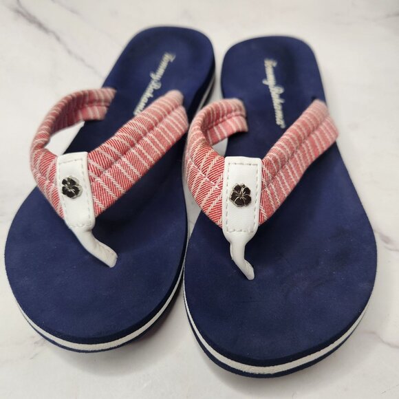 Tommy Bahama Flip-Flop Sandals Toe Post Summer Beachy Women's 7 - Picture 2 of 6